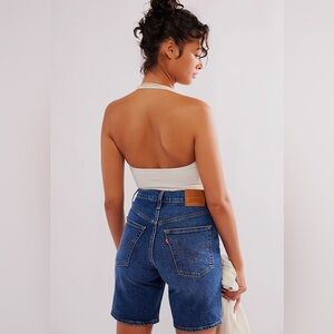 Levi’s Wedgie Denim Cut Off Shorts High Waited Button Fly 90’s Bermuda Jorts